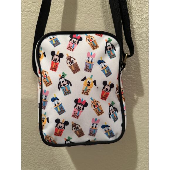 NWOT Loungefly Disney Mickey Mouse & Friends Boba Athletic Crossbody Bag - Picture 3 of 4